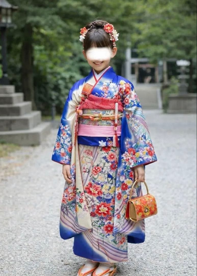 七五三 着物セット 7歳 ふくら雀 ハーフ成人式 十三詣り ジュニア