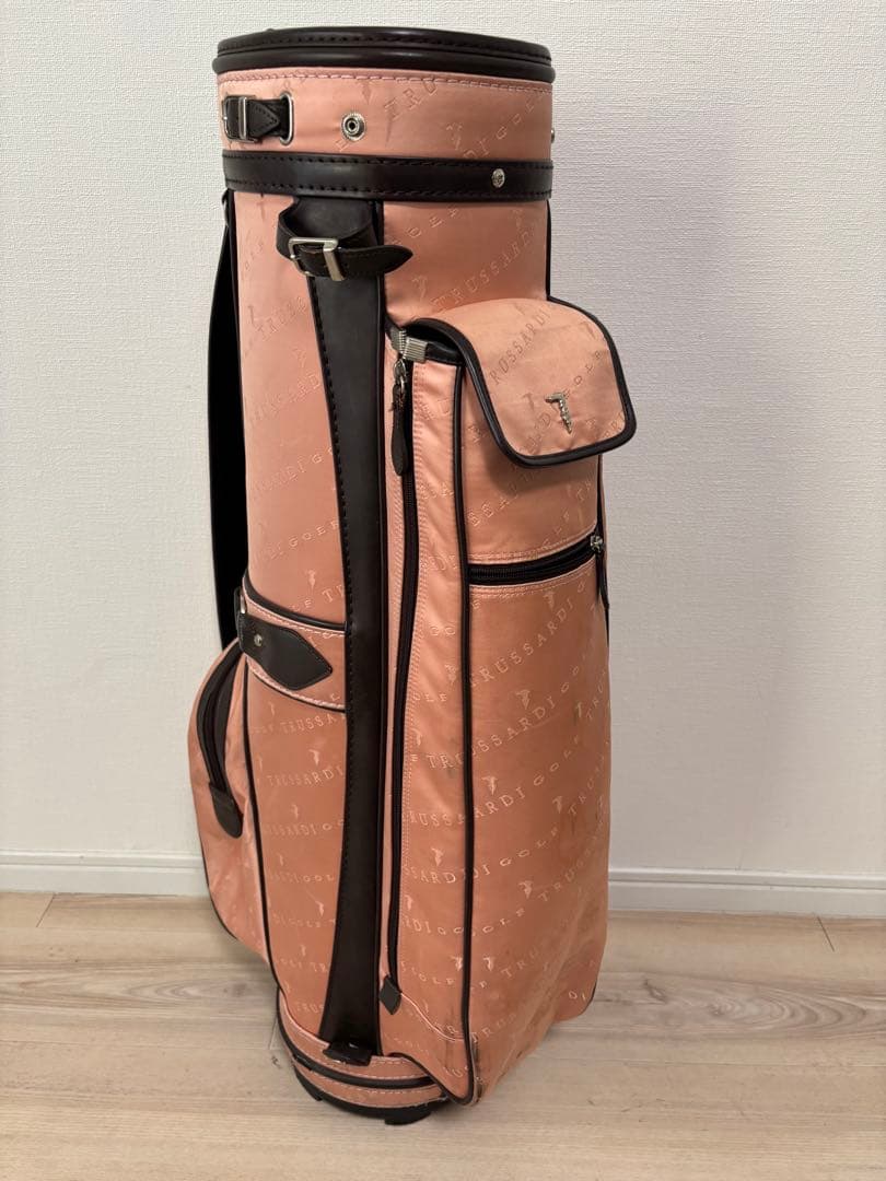 ◎トラサルディ レディース キャディバッグ ゴルフバッグ TRUSSARDI