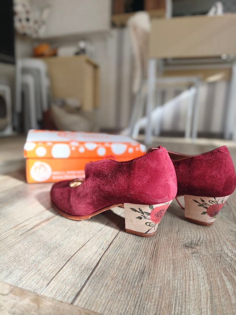 フラメンコシューズ OSUNA　タコン模様あり　甲高　幅広 zp-568-210-310-88g.jpg