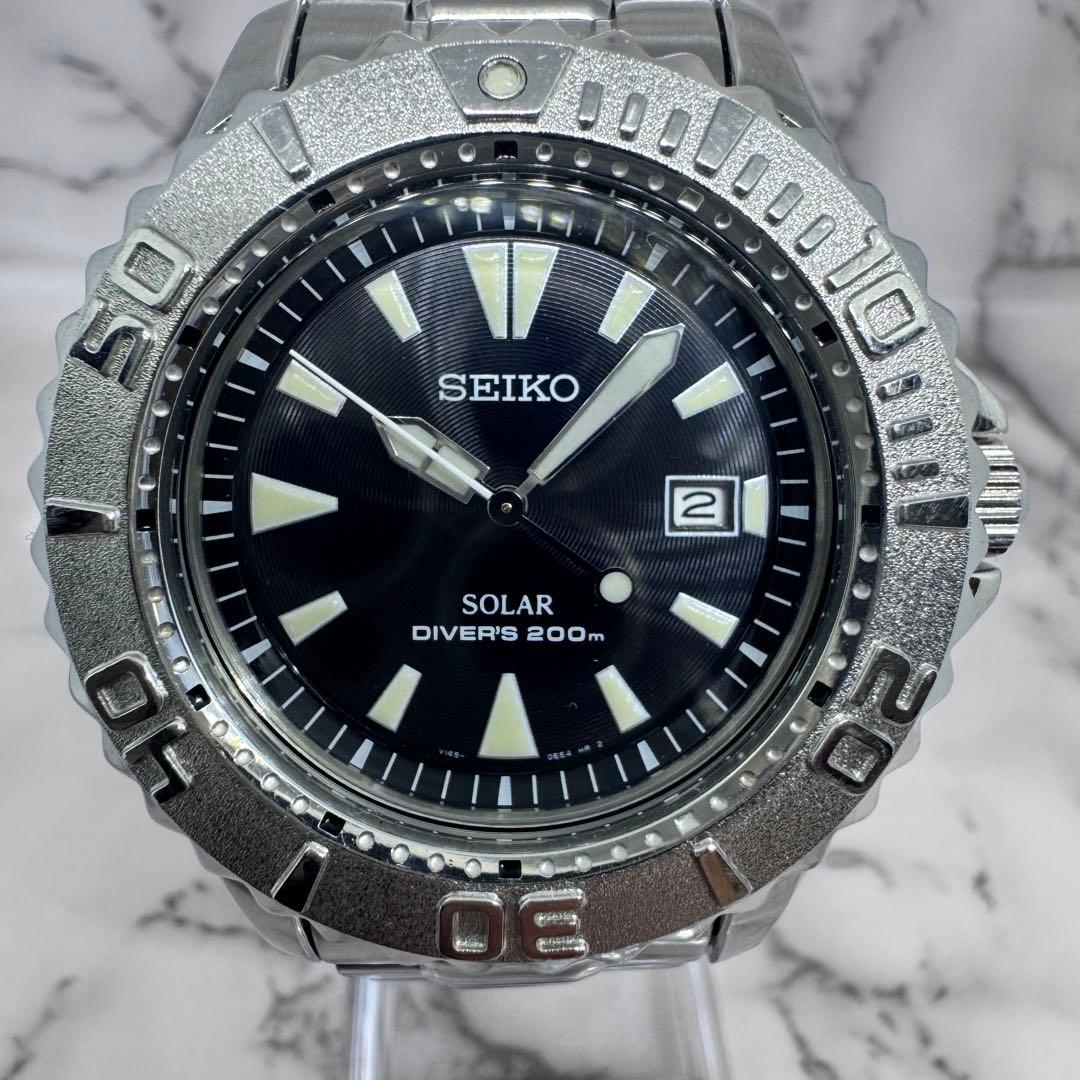 美品】セイコー プロスペックス ソーラー ダイバー200m V145-0CC0