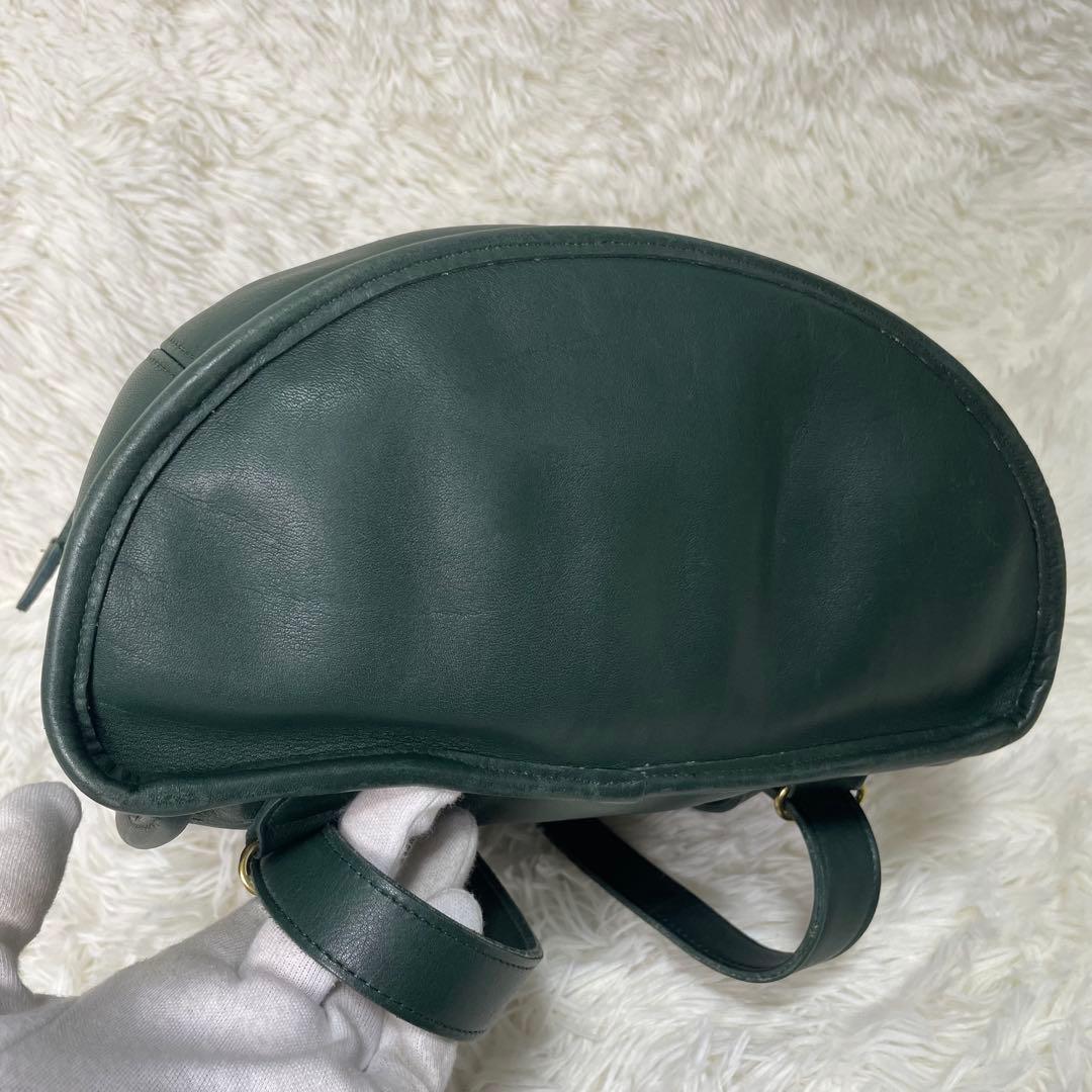 美品 COACH オールドコーチ リュック バックパック 緑 USA製 9943