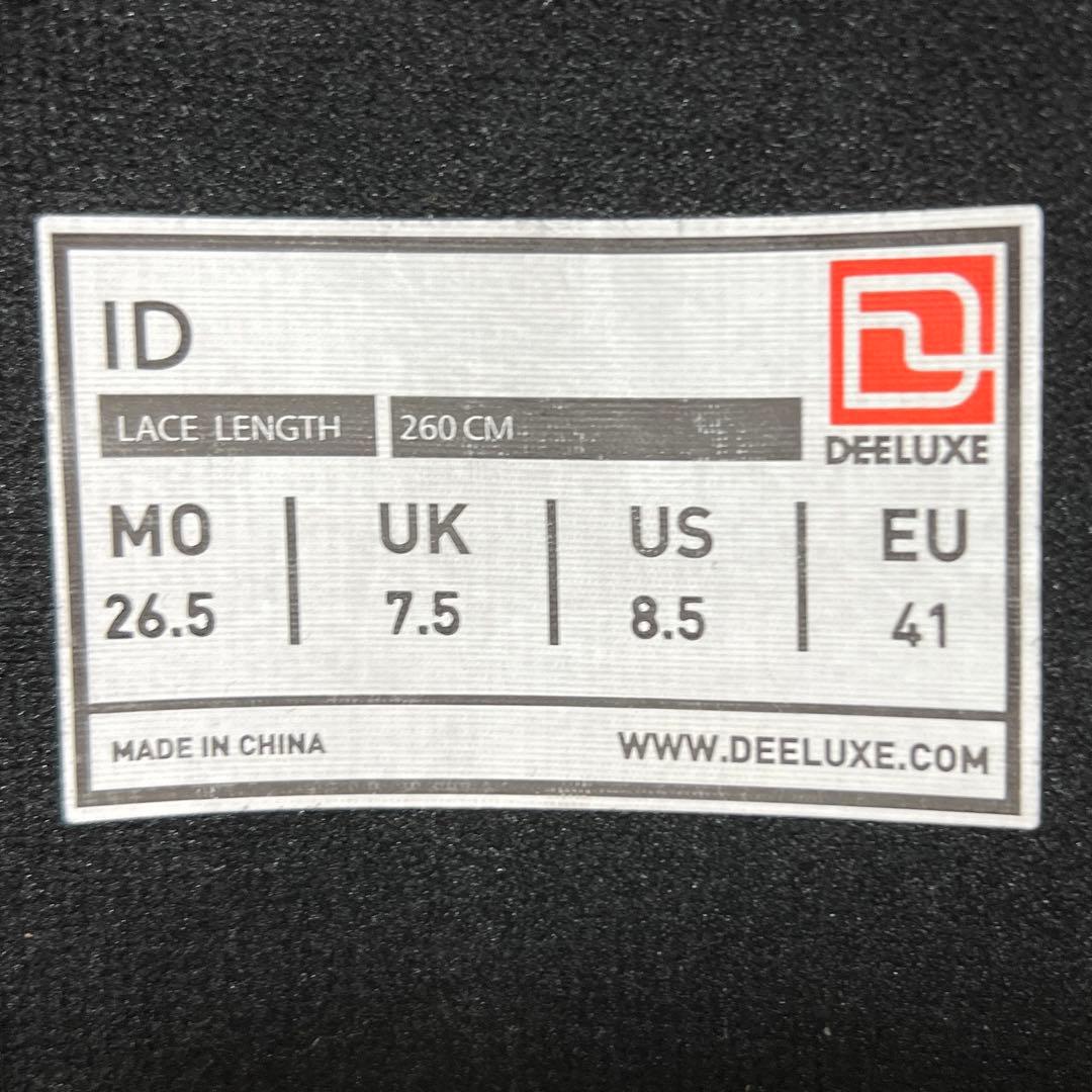 【美品_即日発送】DEELUXEスノボブーツ ID アイディー 26.5cm
