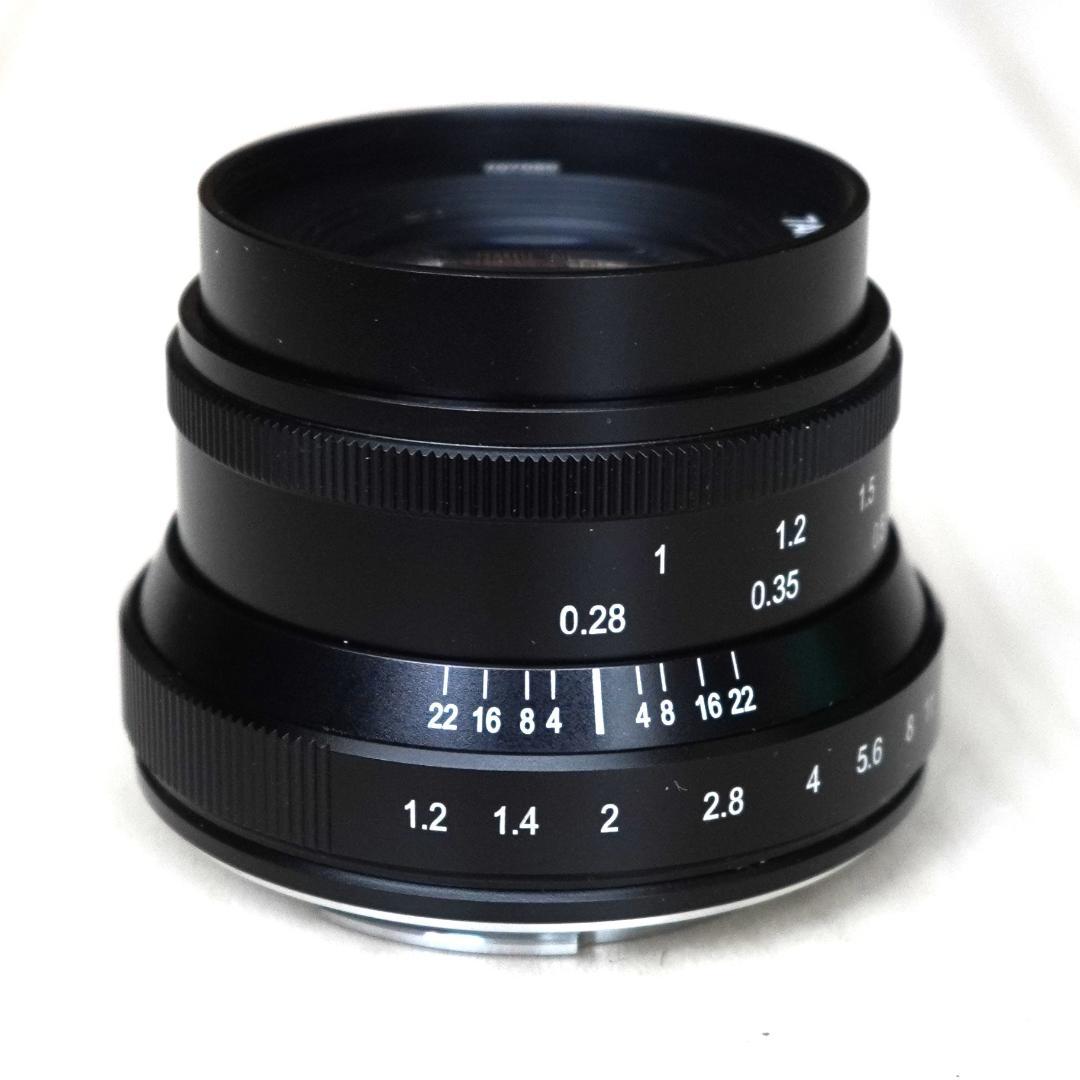7artisans 交換レンズ 35mm f1.2 ii EOSMマウント用