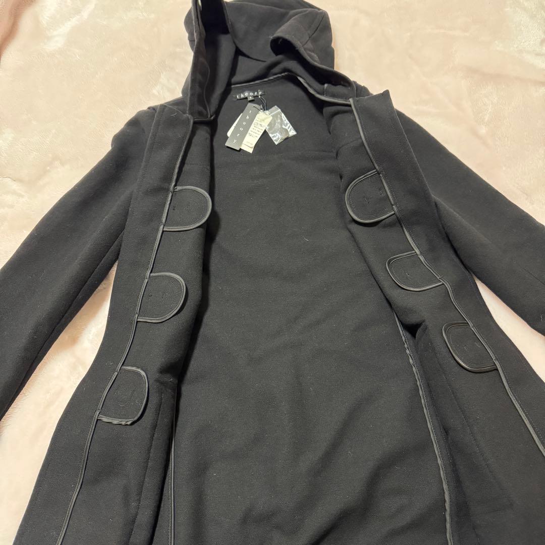 《新品》theory セオリー　ダッフルコート　フード付き