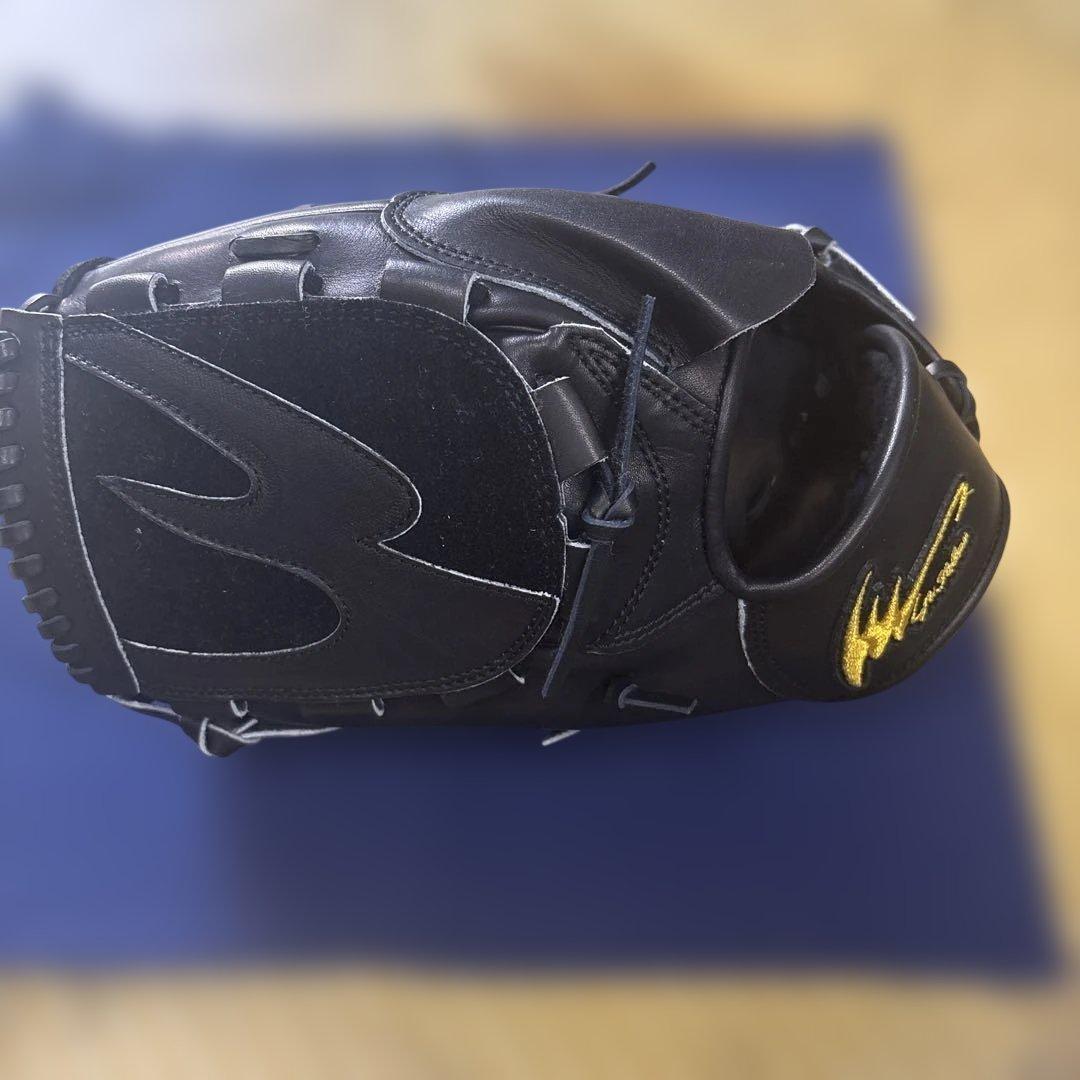 新品未使用タグ付きアイピセレクト硬式野球グローブ ブラック 投手用左利き用 野球 アイピーセレクト 硬式グローブ 投手用 G-REAL COLLECTION アクア