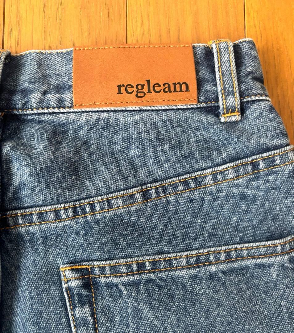 今季完売品☆新品タグ付き☆regleam リグリーム カーブワイドデニム