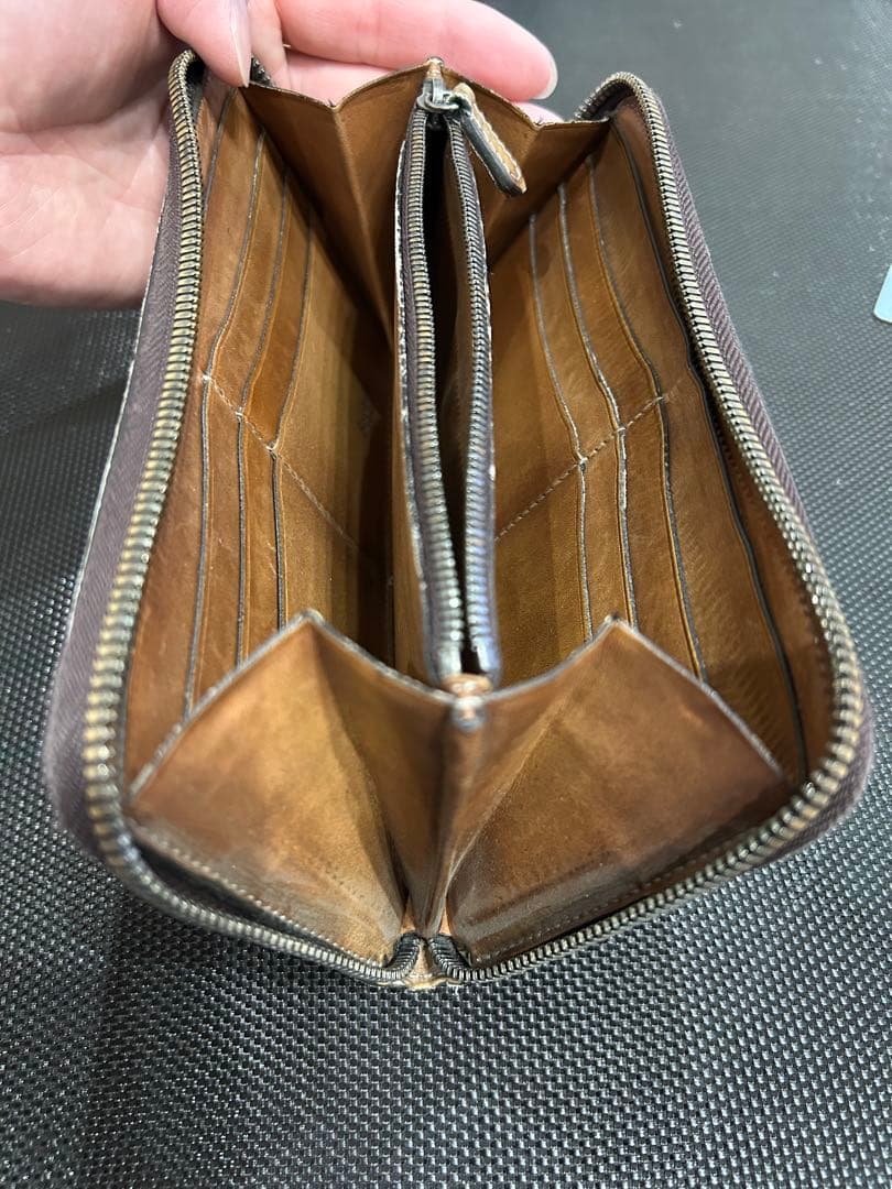 ベルルッティ 長財布 ブラウン イタウバ - メルカリ