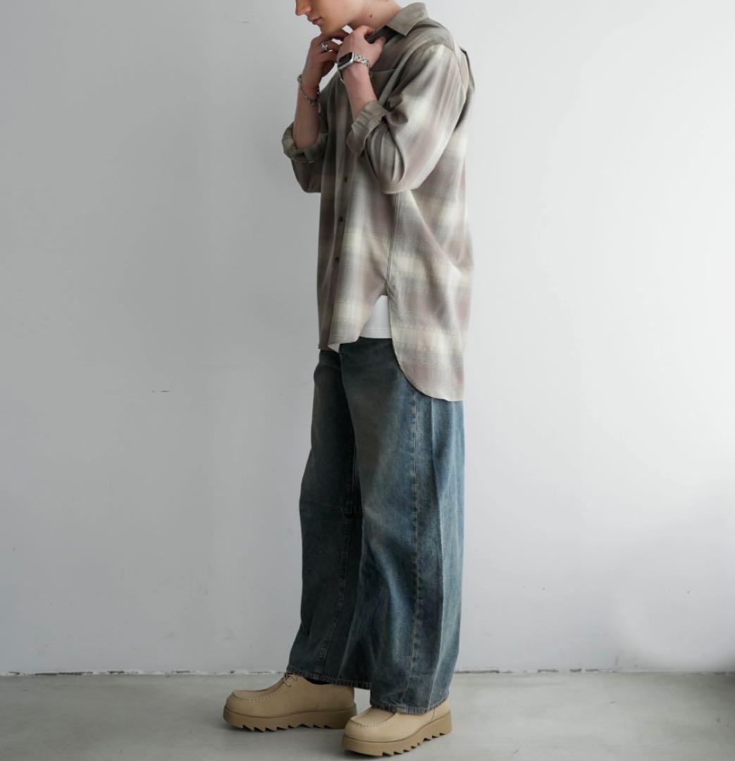 ア*ナ様 CTHY Super140 尾州ウールシャツ MB まとめ - メルカリ