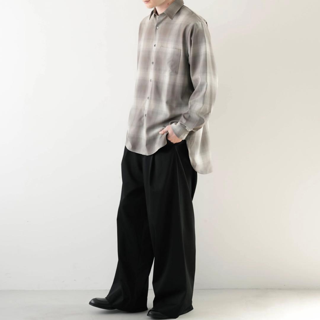 ア*ナ様 CTHY Super140 尾州ウールシャツ MB まとめ - メルカリ