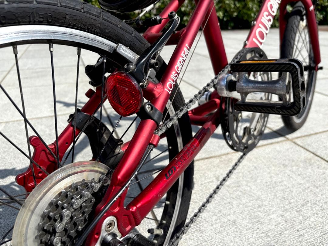 引取限定】ルイガノ MV2 ミニベロ LOUIS GARNEAU マットレッド - メルカリ