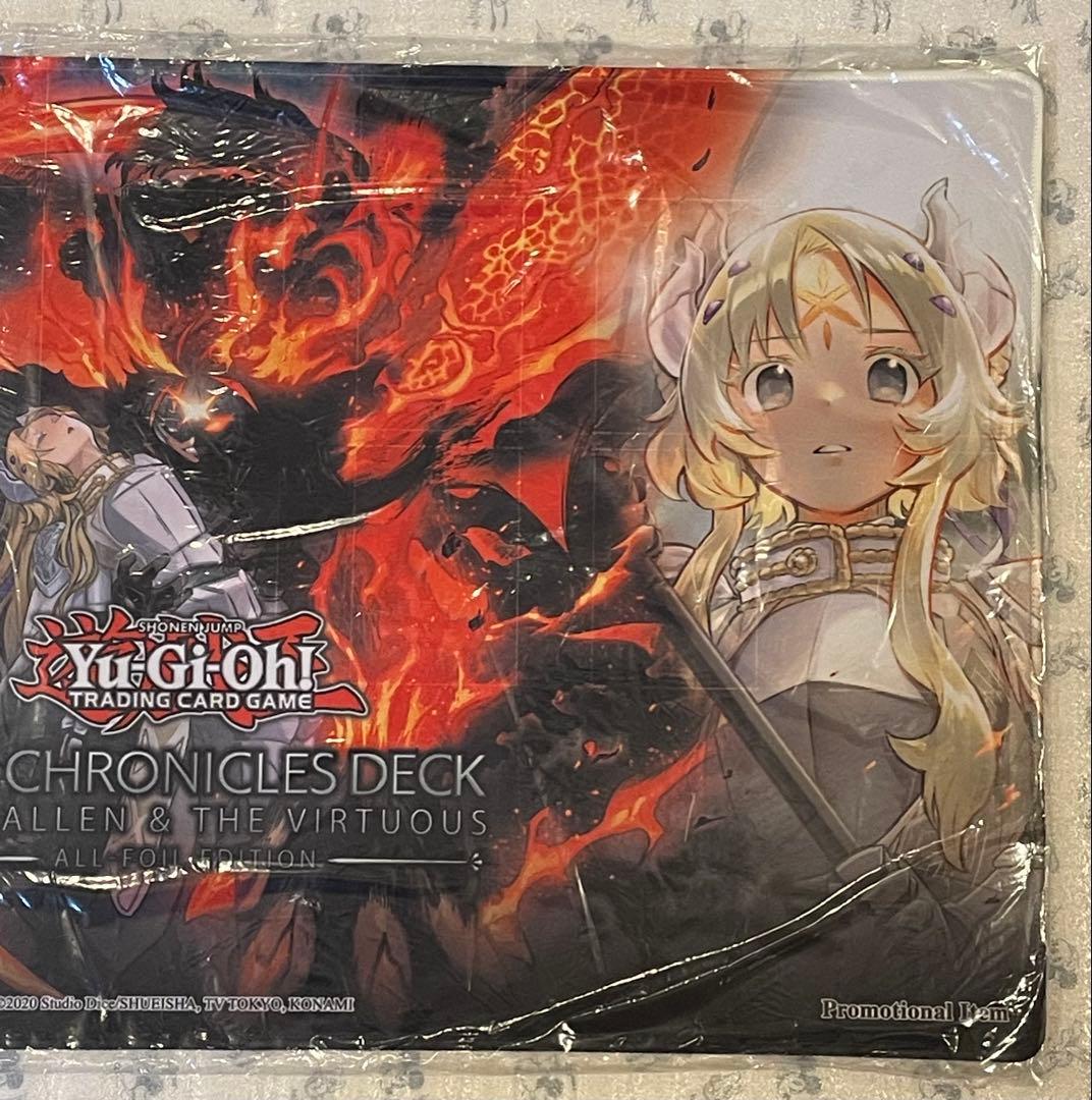 新品 the fallen & the virtuous プレイマット 遊戯王