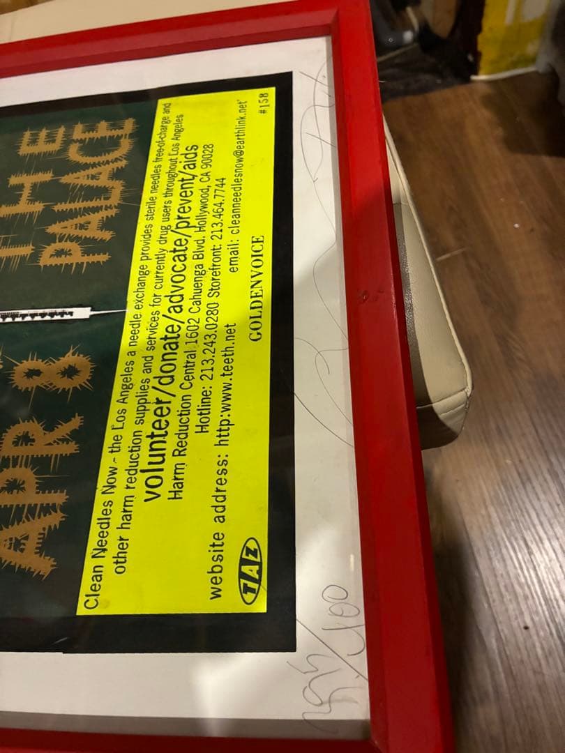 TAZ シルクスクリーンポスター BEASTIE BOYS