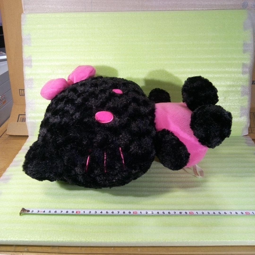 ハローキティ ぬいぐるみ EIKOH エイコー 黒 ブラック ピンク レア