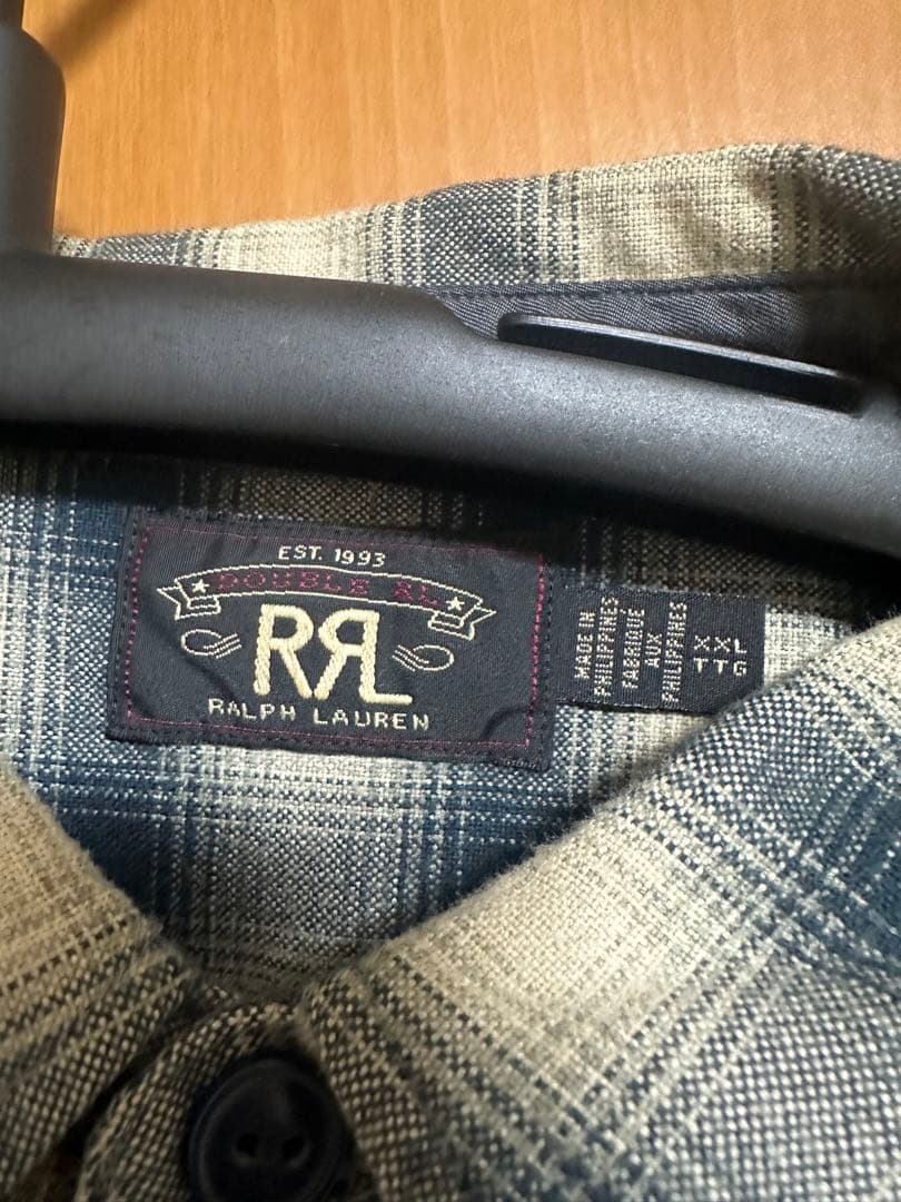 RRL ダブルアールエル オンブレチェックシャツ 木村拓哉 グランメゾン