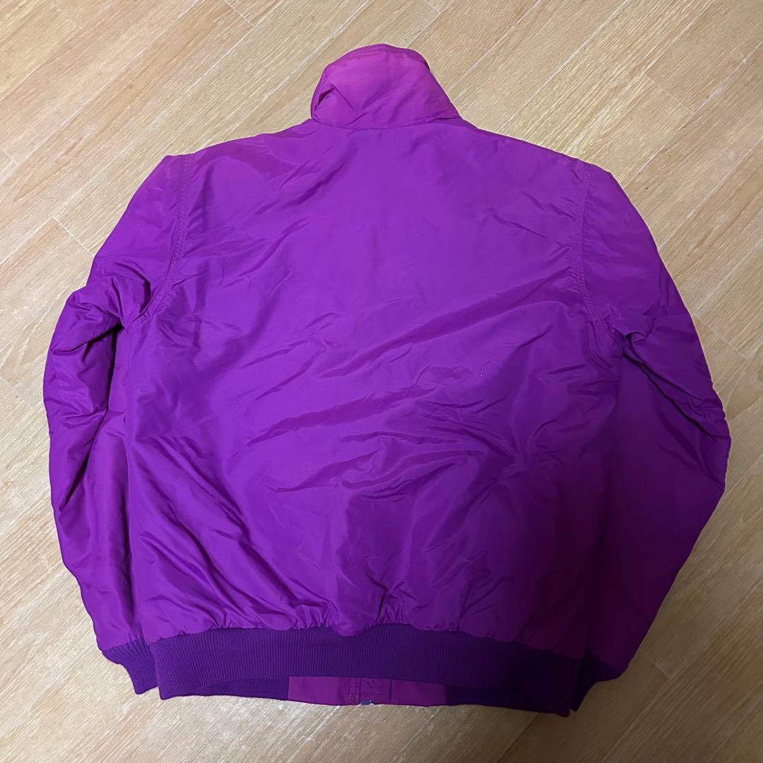 美品 80s USA製 L.L.Bean ウォームアップジャケット S パープル