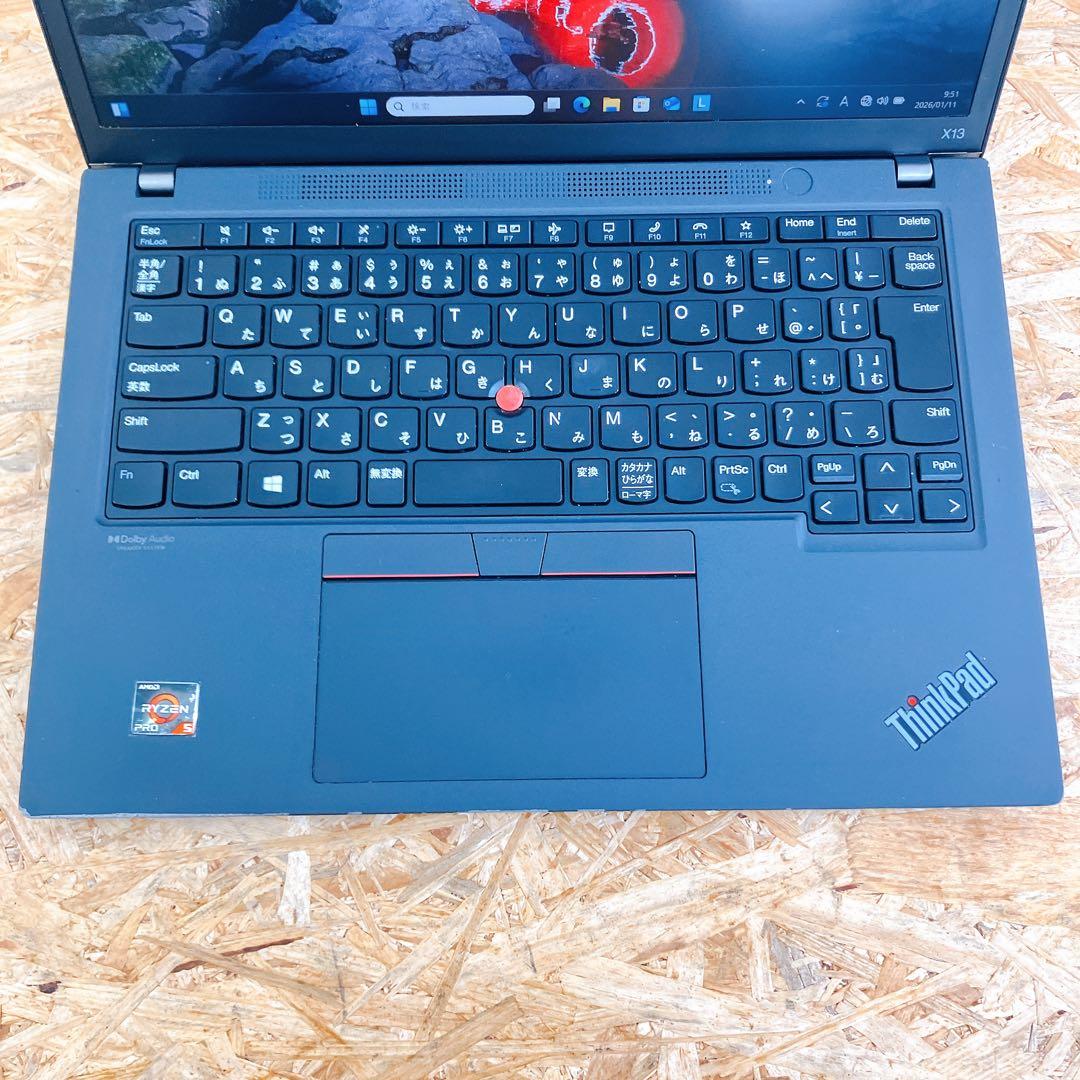 ThinkPad X13 フルHD カメラ Win11 Ryzen 5 PRO - メルカリ