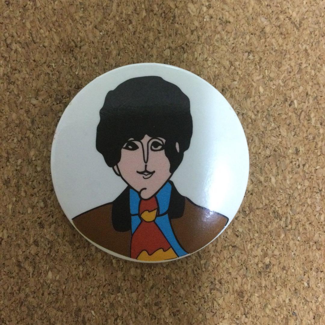 THE BEATLES ビートルズ　缶バッジ　4個セット