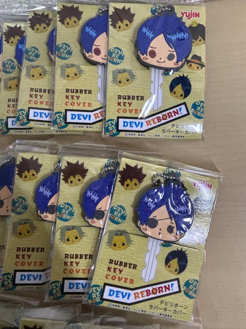 家庭教師ヒットマン　リボーン　デビリボーン　ラバーキーカバー　7種35個　未開封