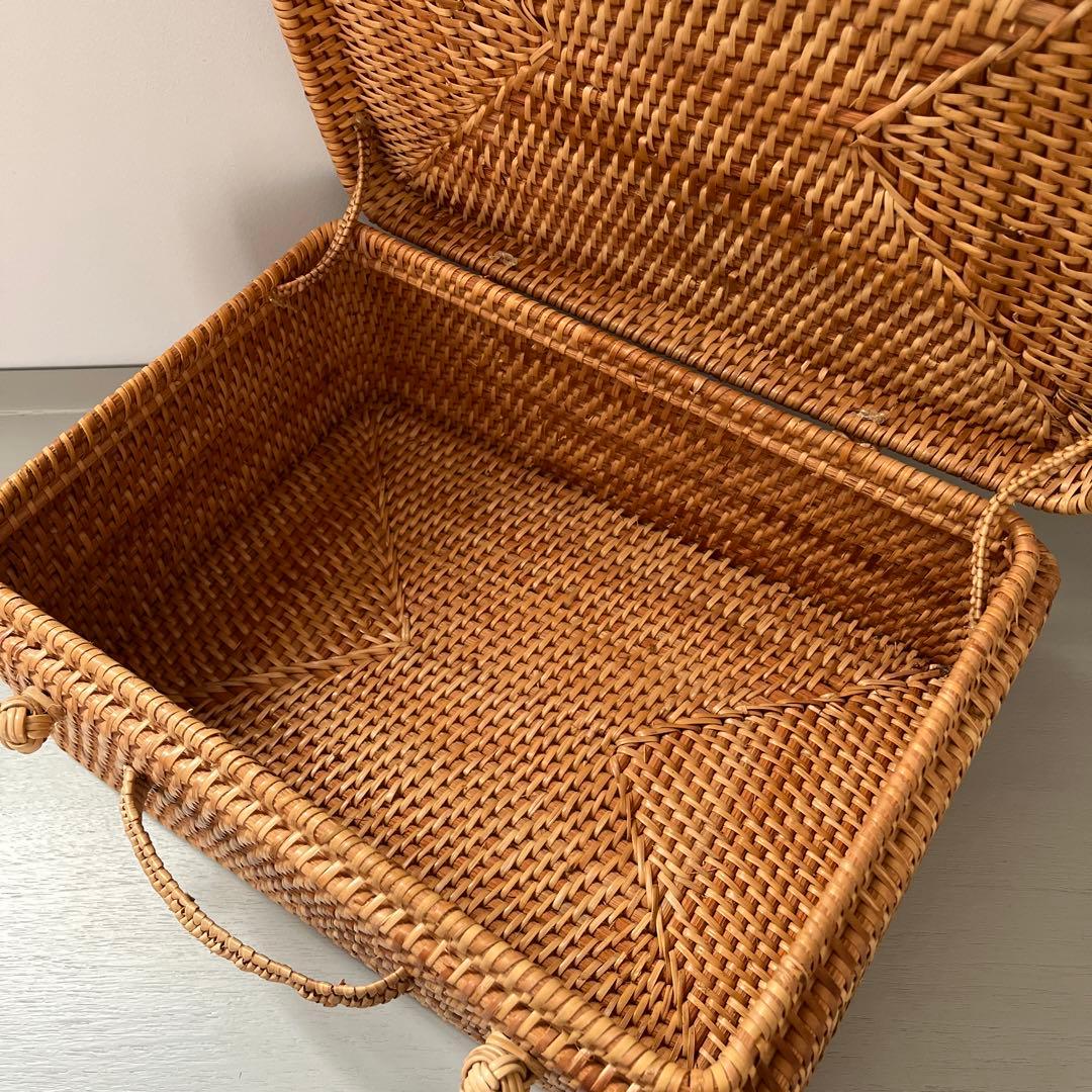 無印良品 ラタン ピクニック バスケット - メルカリ