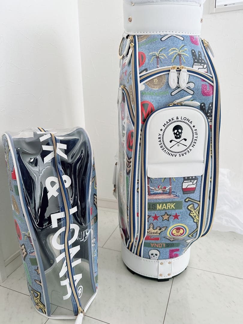 マークアンドロナ キャディバッグ ゴルフバッグ15周年完売品 - メルカリ