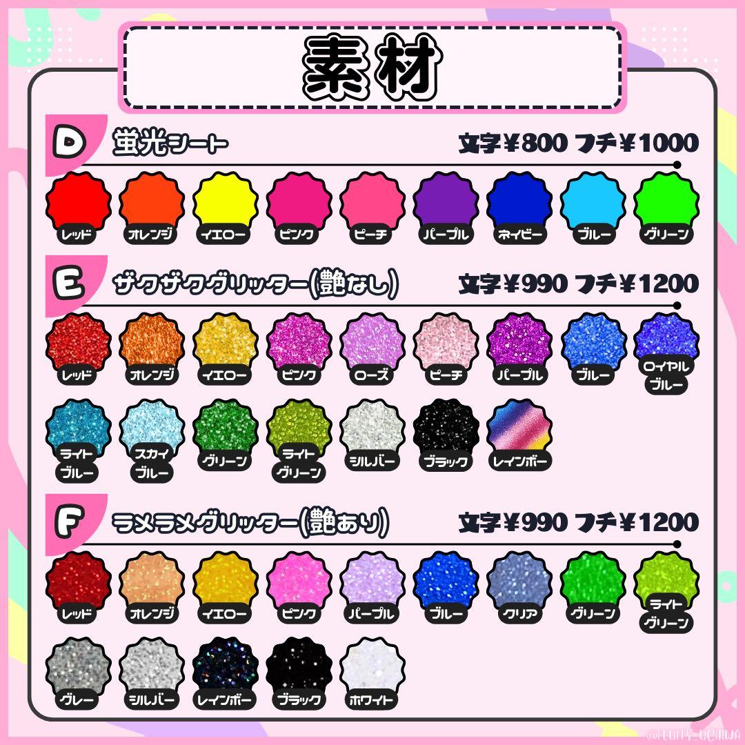 うちわ文字 団扇屋さん オーダー 文字パネル ネームボード 連結パネル 折り畳み