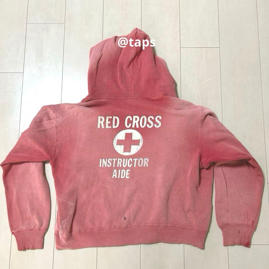 鬼フェード60s〜vintage RED CROSSレッドクロスパーカー - メルカリ