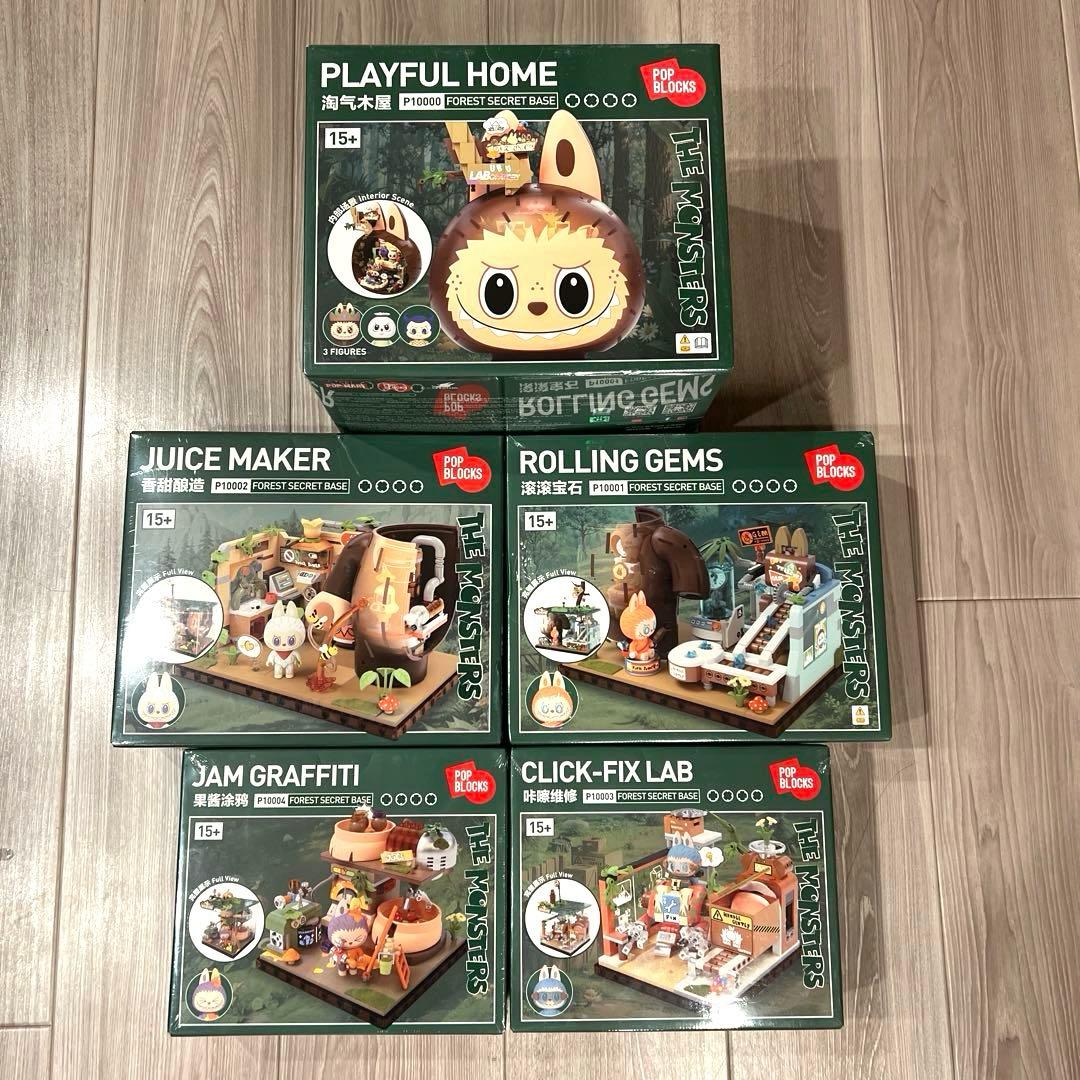 THE MONSTERS Labubu puzzle 5個セット - メルカリ