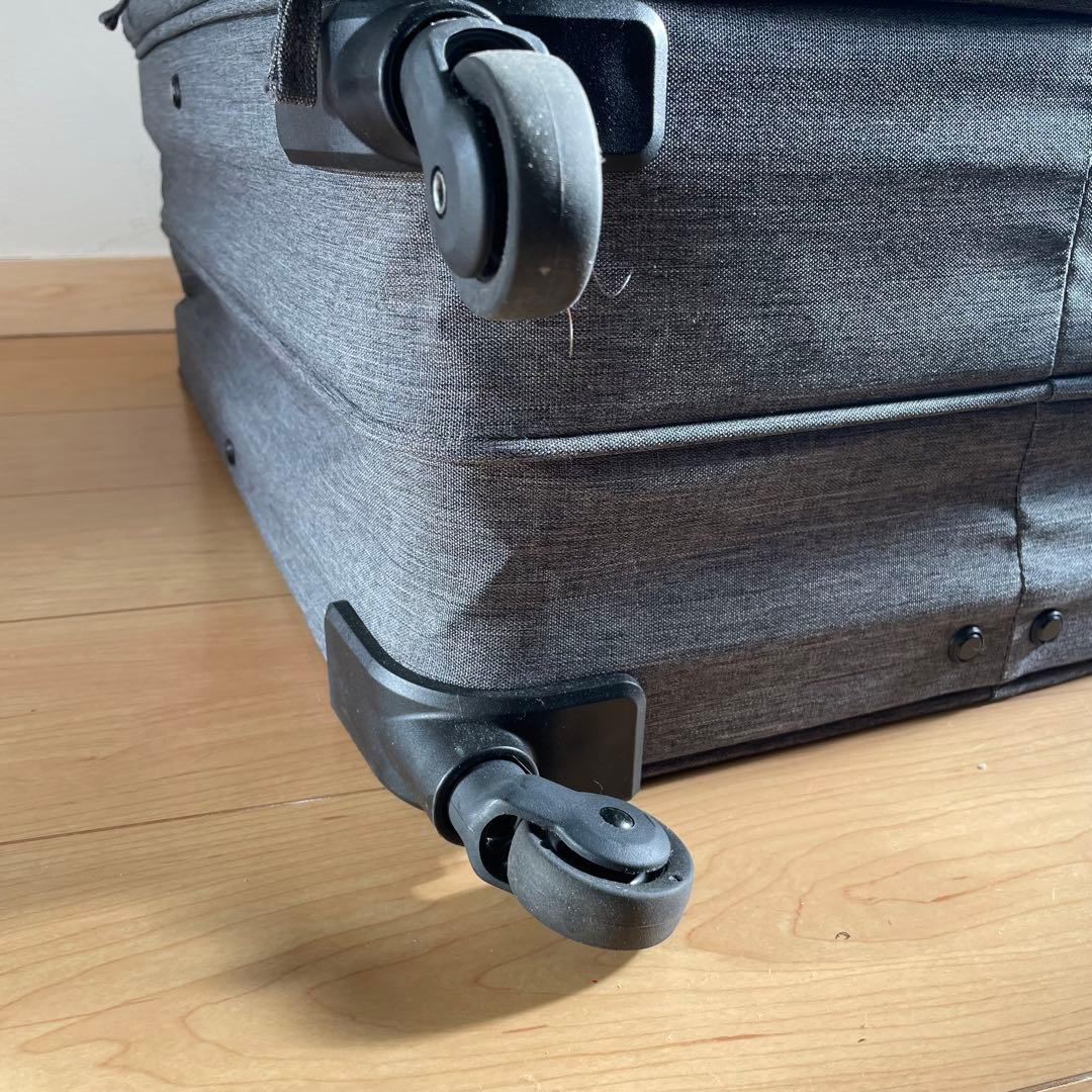 廃盤品 無印良品 撥水 半分の厚みで収納できるソフトキャリー L スーツ