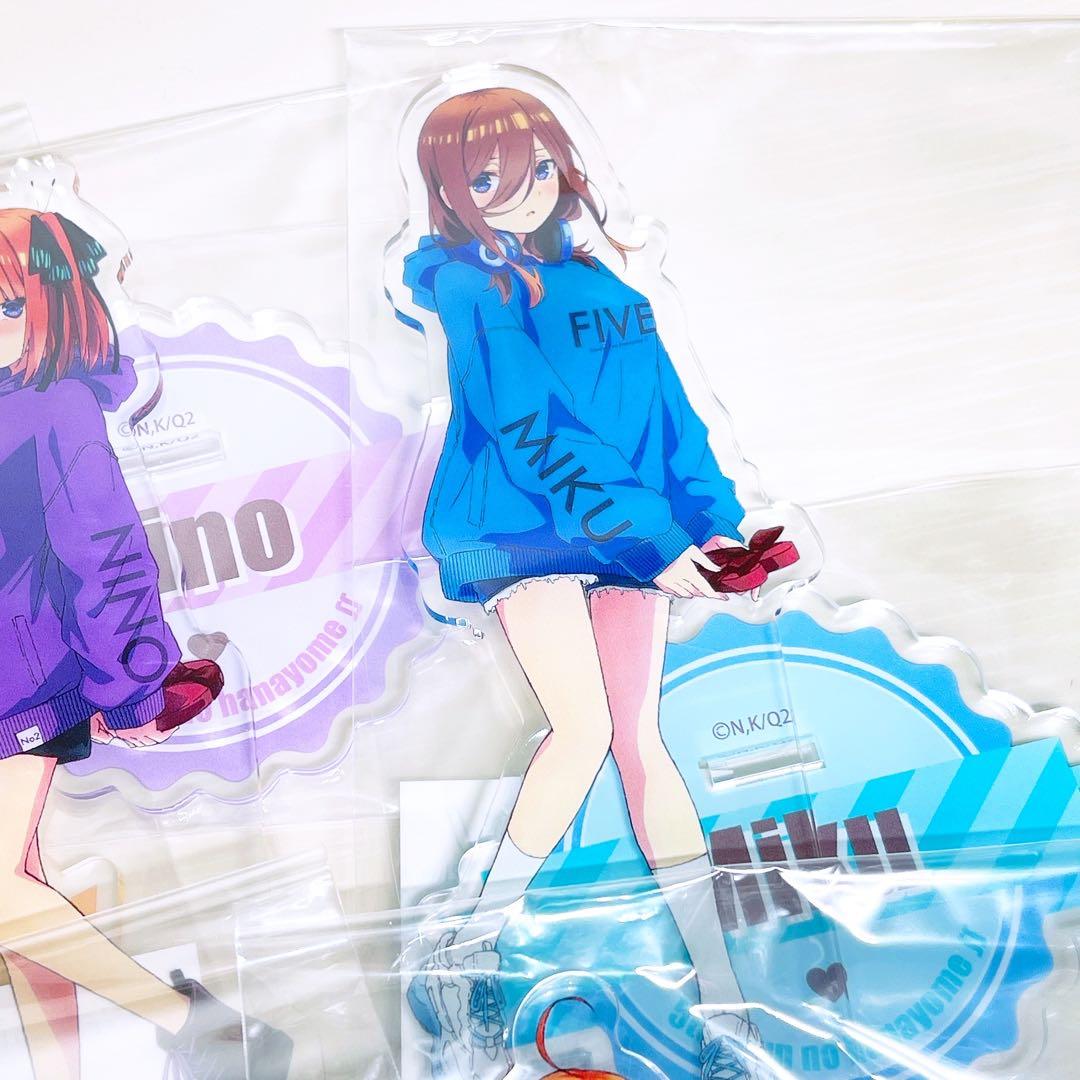 五等分の花嫁 中野一花&ニ乃&三玖&四葉&五月 バレンタイン アクリルスタンド