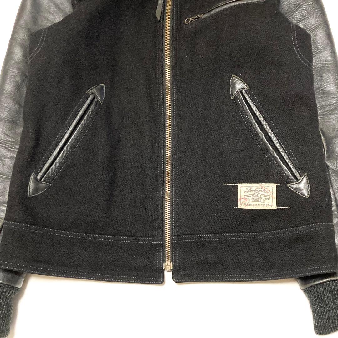 AVIREX アビレックス 牛革 ドンキーカラーフライトジャケット 銀ボタン