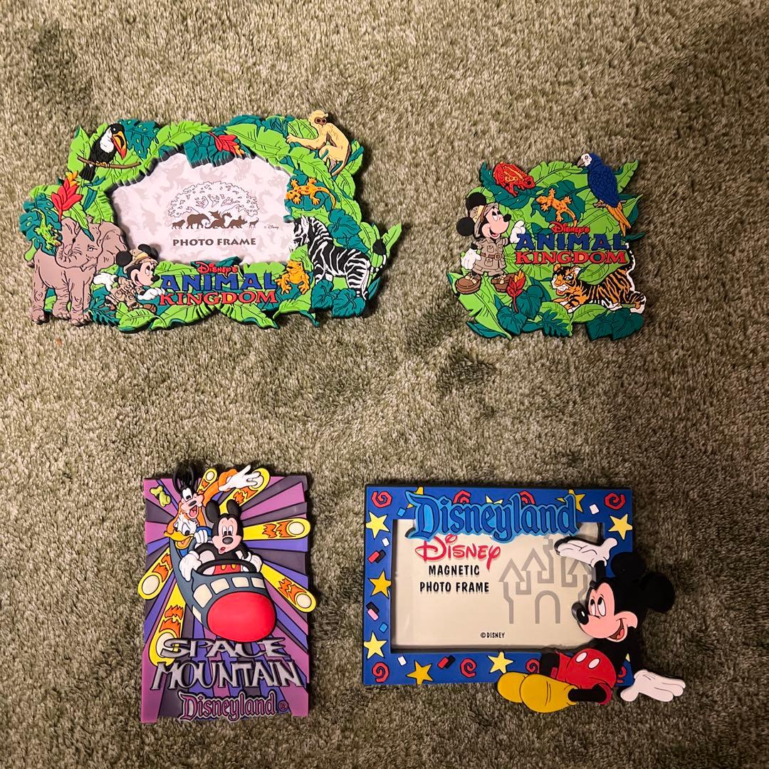 ディズニー マグネットフォトフレーム、ピン、メモ帳セット
