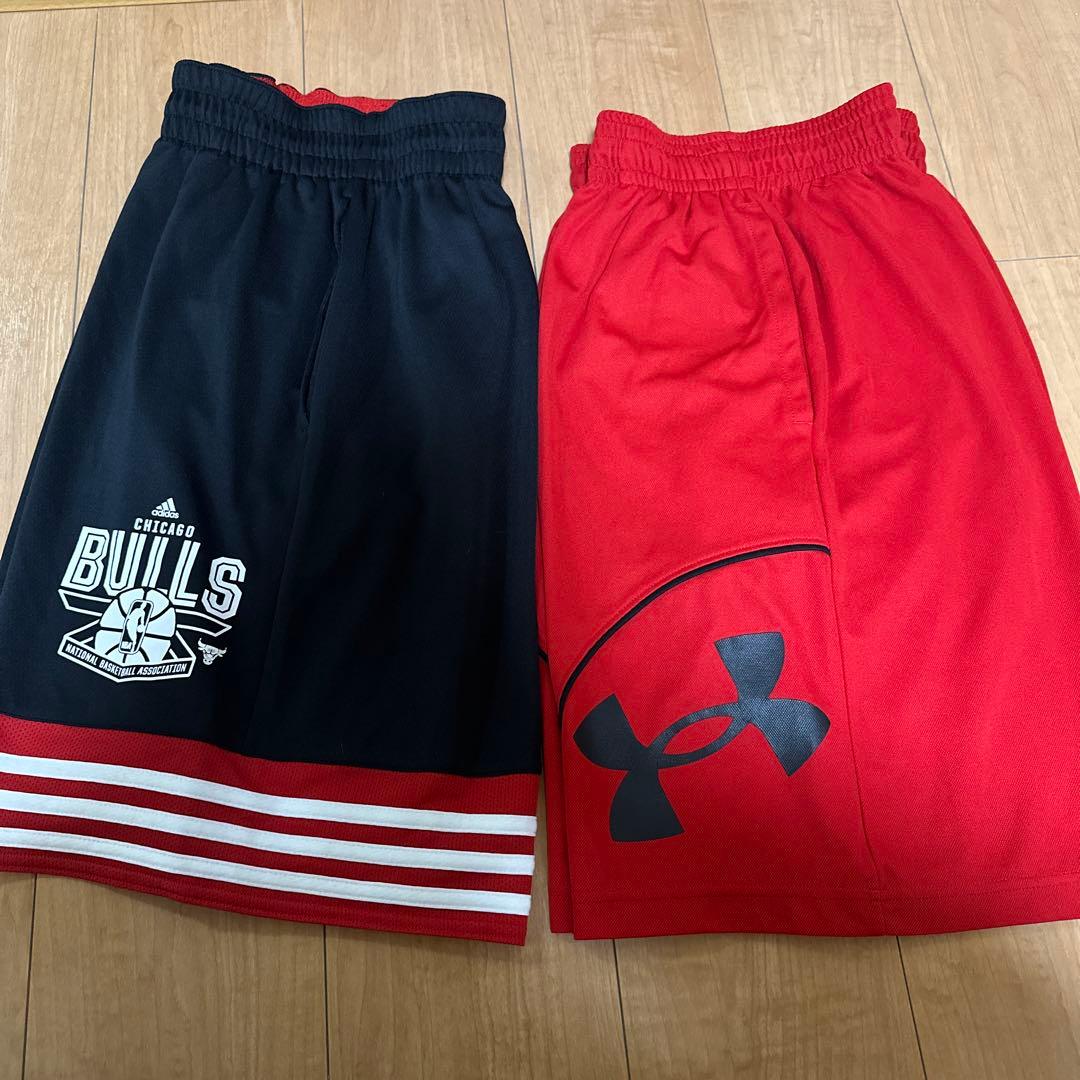 ADIDAS とUNDER ARMOURバスケットボールパンツM 2枚セット - メルカリ