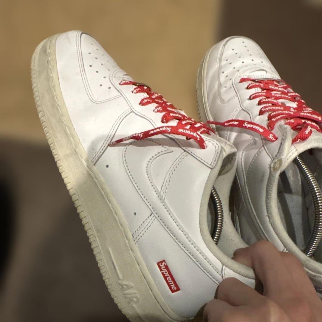 Supreme Air Force 1 ホワイト シュプフォース 27.5cm