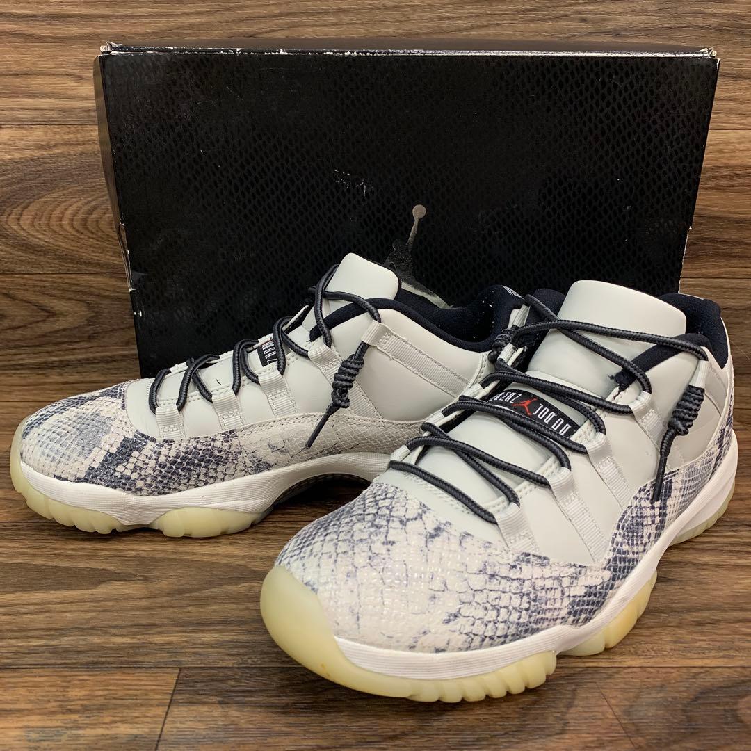 中古 Nike Air Jordan 11 Low Snakeskin 20191007074105-0.webp