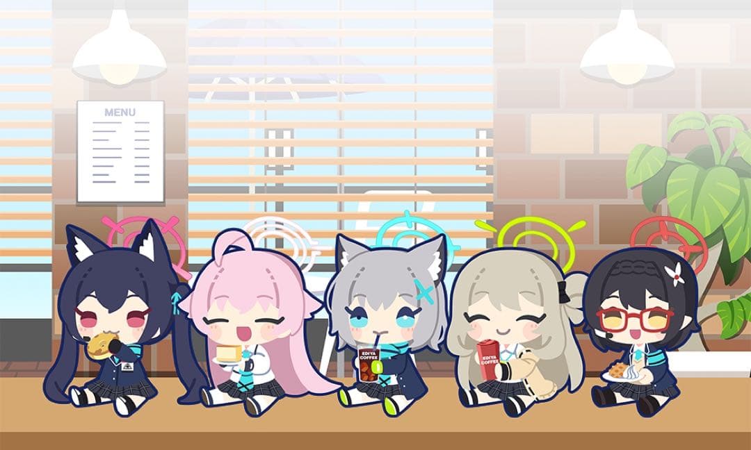 〖公式〗韓国限定 ブルーアーカイブ コラボ 希少 抽選限定デスクマット アビドス