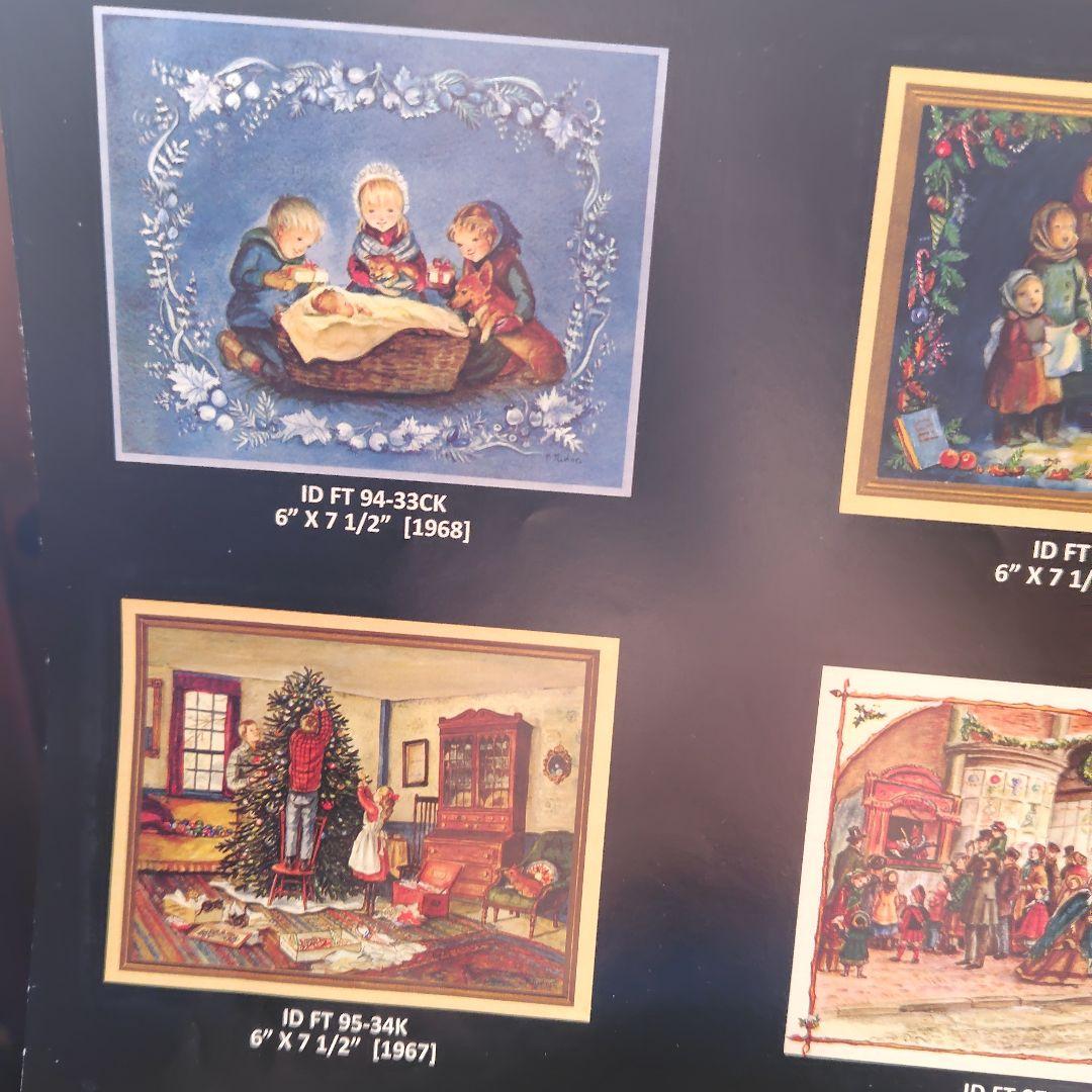 ターシャ・テューダーのヴィンテージクリスマスカード 1968年発行