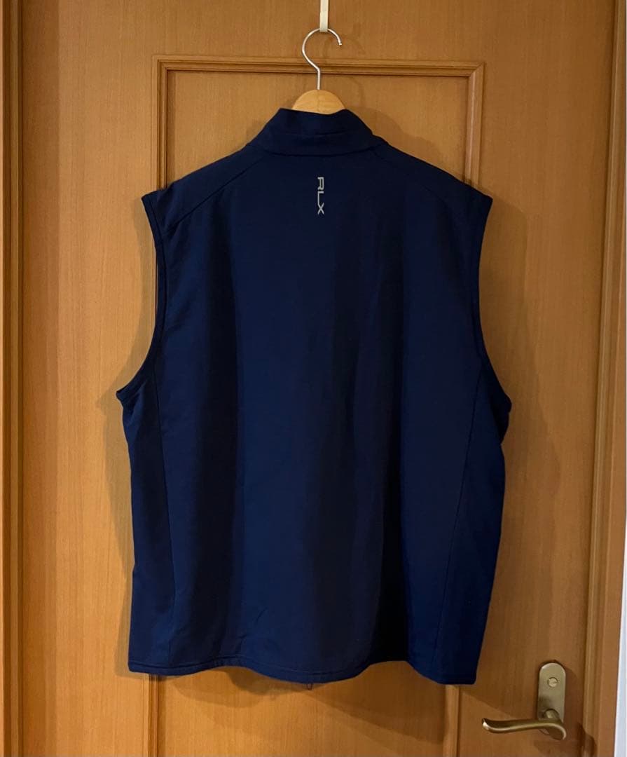 RLX ゴルフ ハイブリッド フルジップ ベスト XL ネイビー ラルフ
