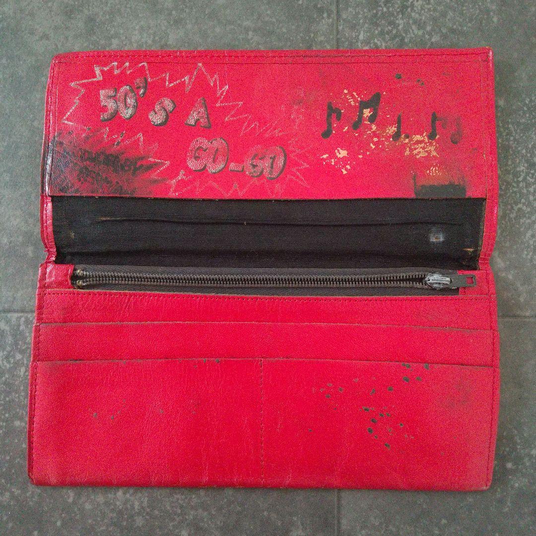 ペパーミント 長財布 赤 希少 当時物 - メルカリ