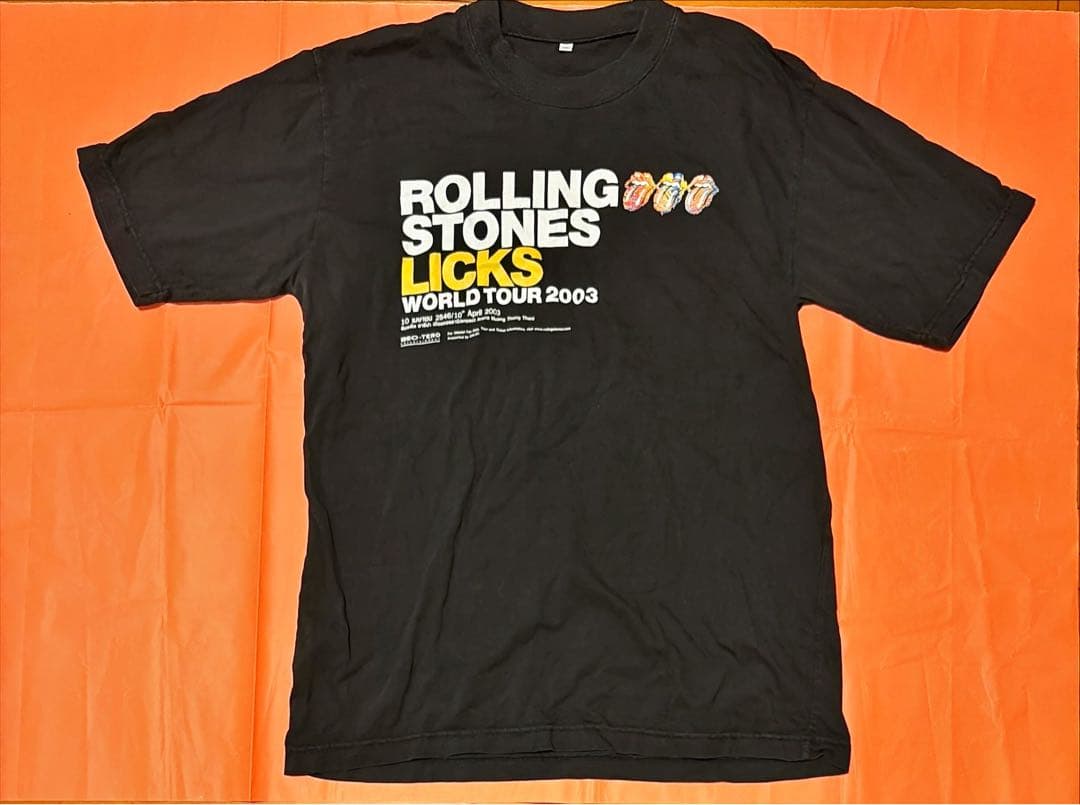 The Rolling Stones バンコク公演 Tシャツ XL ローリングストーンズ Tシャツ 白XL 523561 豪華パッチワーク THE
