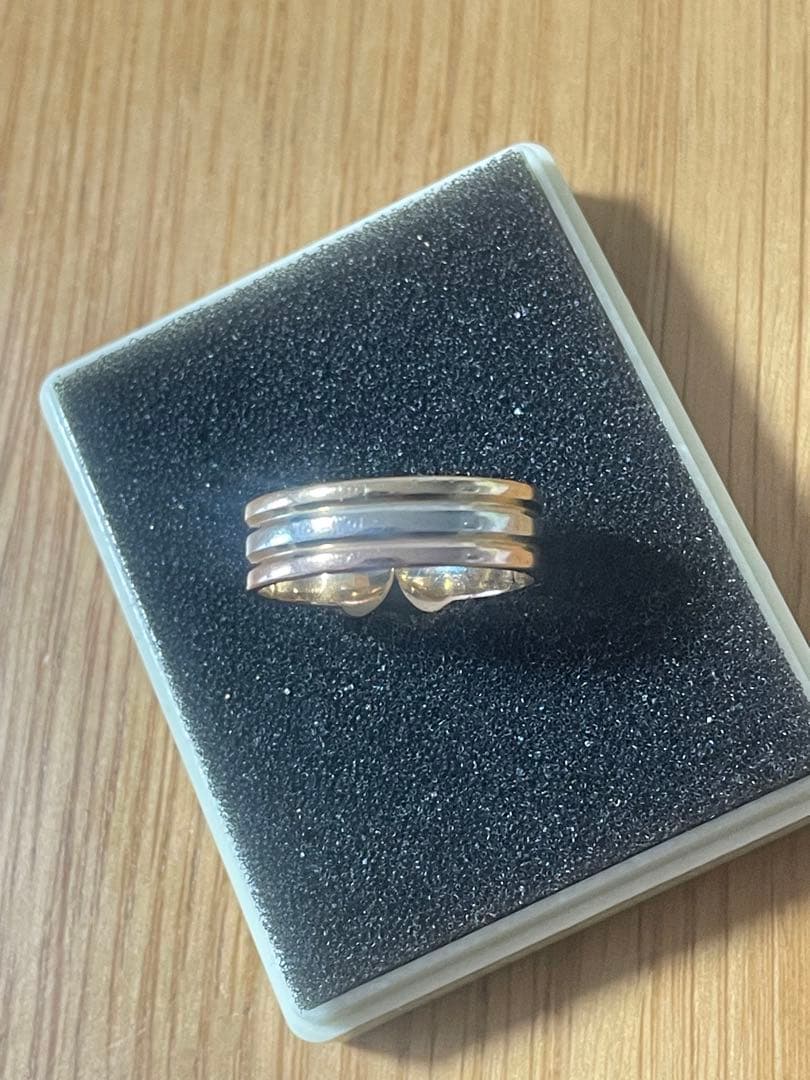 カルティエCartier 2C リングK18YG WG PG 15号 - メルカリ