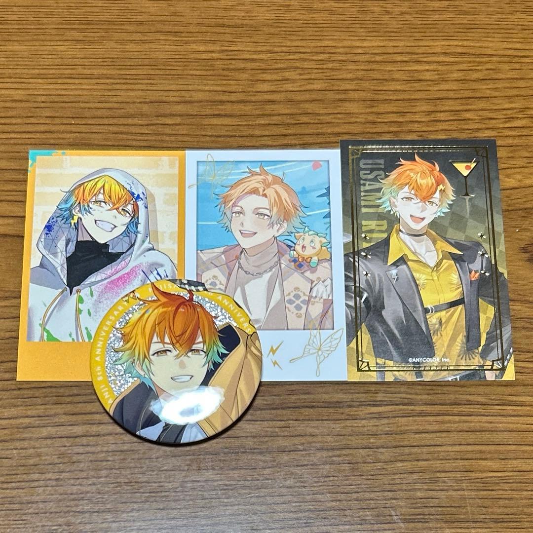 にじさんじ 宇佐美リト チェキ カード 缶バッジ まとめ売り - メルカリ