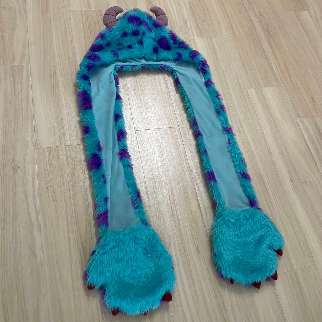 モンスターズインク サリー マフラー マフラーキャップ 被り物