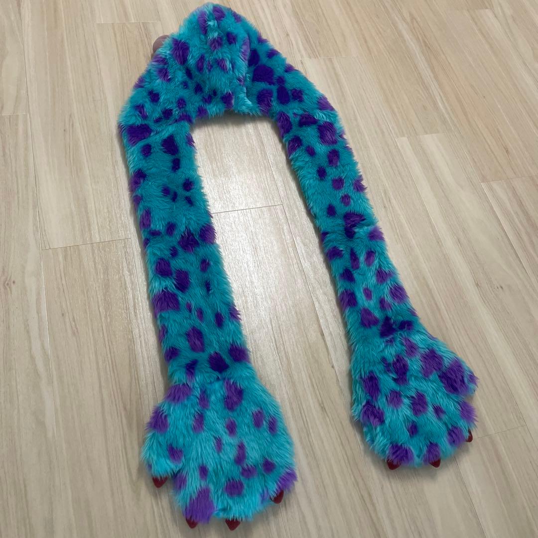 モンスターズインク サリー マフラー マフラーキャップ 被り物