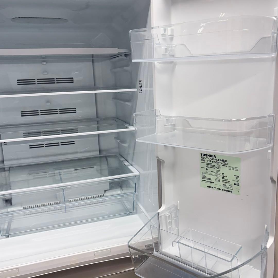 818 オススメ 超大型 冷蔵庫 極美品 観音開き 東芝 ガラストップ 家庭