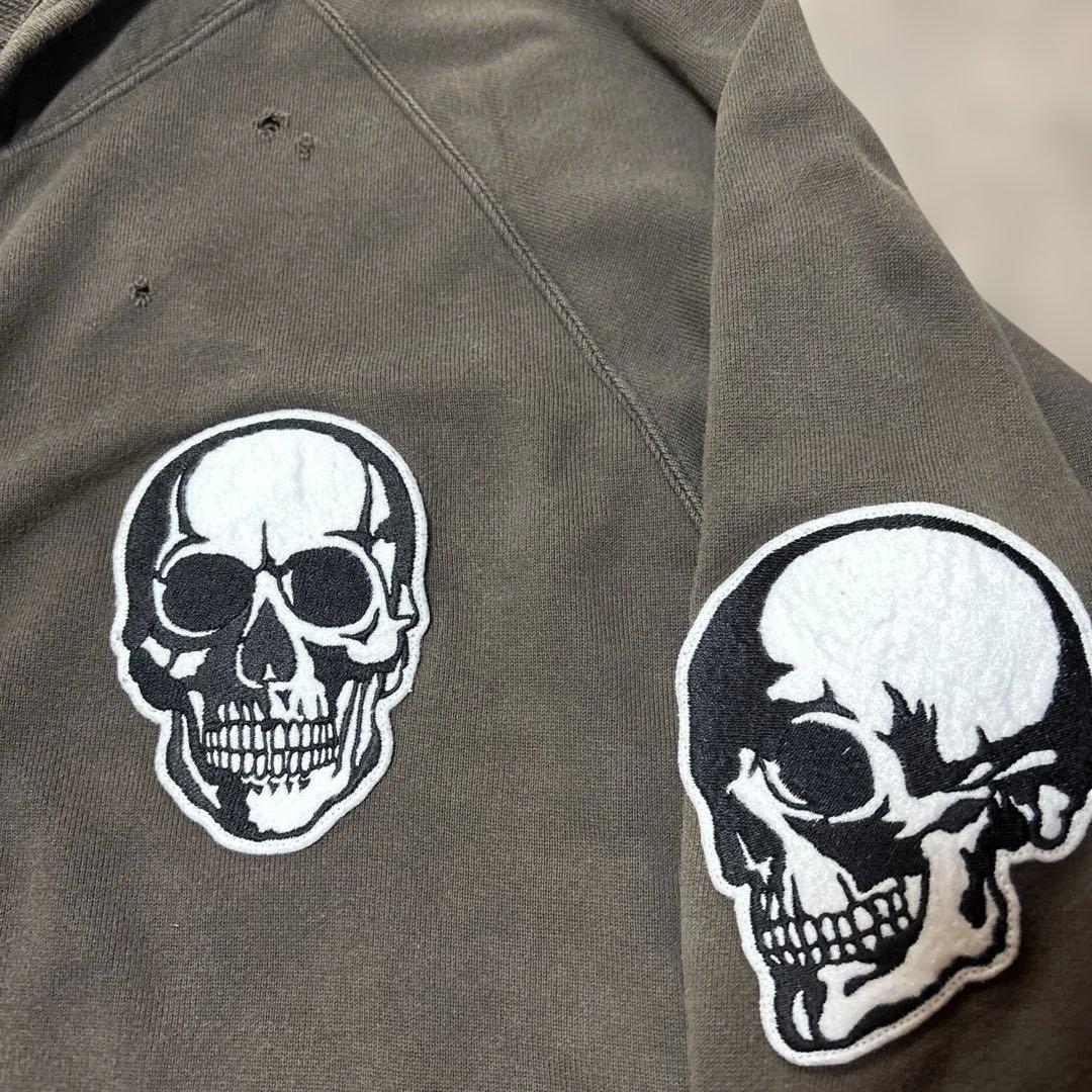 最終値下げ 04 Number (N)ine スカルジップパーカー サイズ3 - メルカリ