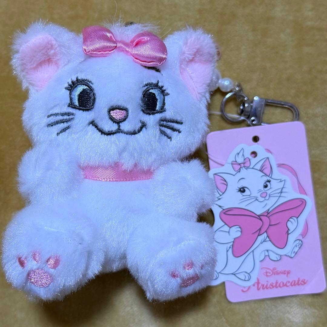韓国限定】【新品】おしゃれキャットマリー ぬいぐるみキーホルダー