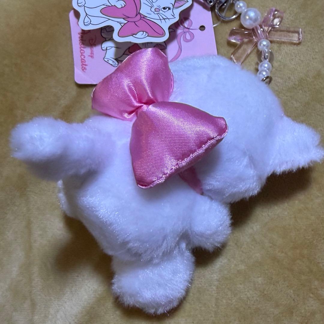 韓国限定】【新品】おしゃれキャットマリー ぬいぐるみキーホルダー