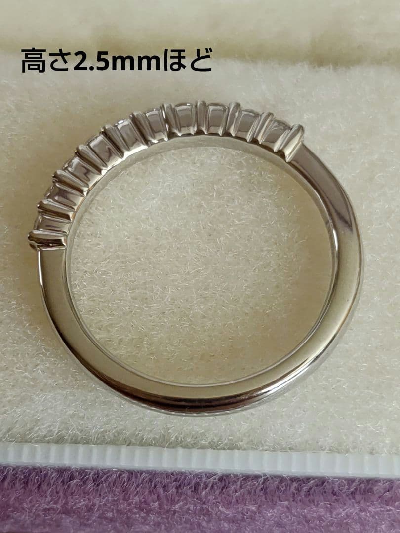 ♡Pt900 ダイヤモンドリング エタニティリング gstv 12号 4.6ｇ