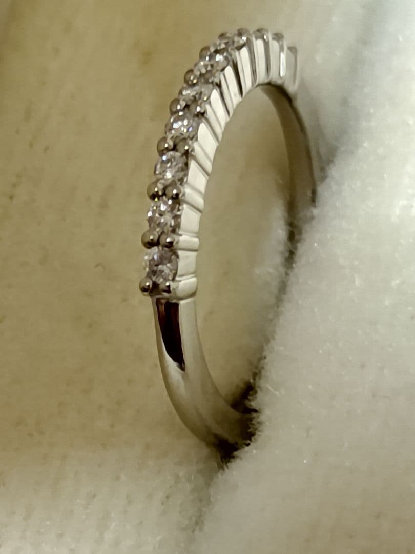 ♡Pt900 ダイヤモンドリング エタニティリング gstv 12号 4.6ｇ