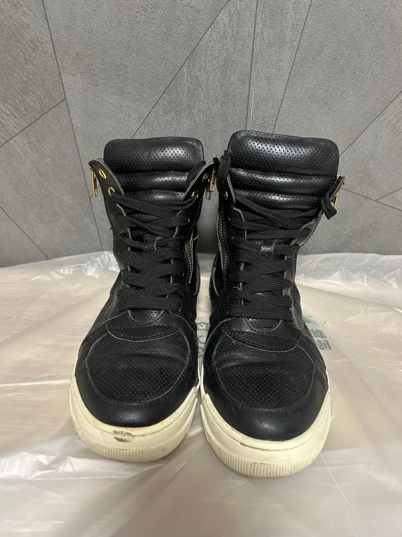 FUGA ハイカットスニーカー 本革 サイドジップ スニーカー - メルカリ